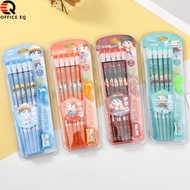 ดินสอไม้ ชุดดินสอไม้ HB 10 แท่ง ดินสอดำ ยางลบหัวใหญ่ ดินสอ HB ดินสอลายการ์ตูน ดินสอไม้หัวยางลบ ดินสอ