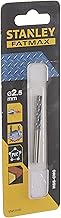 Stanley FatMax STA51018 HSS CNC High-Tech Bullet Metal Drill Bit (Also for Wood/PVC, 2.5 mm Drill Di