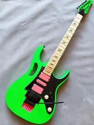 Ibanez Steve Vai JEM 777สีเหลืองกีตาร์ไฟฟ้า RG Series 30TH ANNIVERSARY Limited Edition ล่าสุด4 Frets