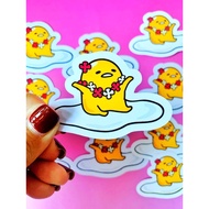 💖SPECIAL💖Gudetama with Hawaiian Garland Laptop Sticker #458
