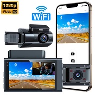 Wifi 3 Channel 1080P  Dashcam Infrared Night Vision Panoramic 360° 24h Parking Monitor Dash Cam