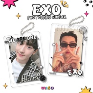 EXO Photocard Holder Acrylic Transparent Acrylic Card Holder/ Kpop Cahol/ EXO Acrylic Cahol/ EXO Cah