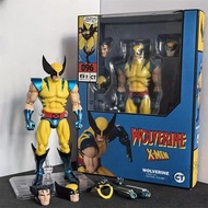 Wolverine Logan Classic Brown X-Men Action Figure - Mafex 96 อะนิเมะคอลเลกชันของเล่น