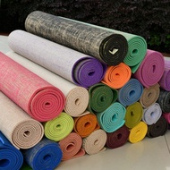 yoga block yoga mat anti slip Natural Jute Yoga Mat Factory Wholesale High Density pvc Anti-slip Lin