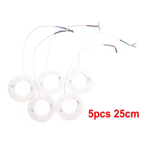5 x For GX53 Base Fittings for For GX53 Lamps Fly Leads Included For LED/CFL For GX53 Light Bulbs (8