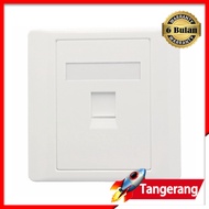 Faceplate RJ45 / Face Plate RJ 45 / Socket Lan / Wall Face Plate RJ45