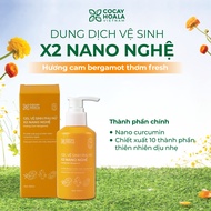 Túi Sữa Tắm Gừng Nghệ Hữu Cơ 1 Lít DDVS X2 Nano Nghệ Cam 150ml