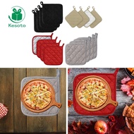 [Kesoto] 4 Pieces Kitchen Pot Holders 6.89x6.89inch Machine Washable Coaster Hot Pads