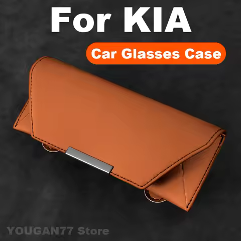 Car Glasses Case For KIA EV9 EV3 EV5 EV6 K8 K5 K3 K4 GT-line Kia Sportage Syros Carnival Bongo Soren