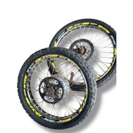 Front and Rear Hub Set XTZ125 (tire not included) Secondhand