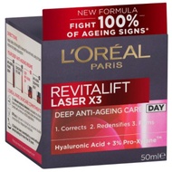 REVITALIFT LASER X3 DEEP ANTI AGING / REVITALIFT HYDRATING CREAM NIGHT DAY / REPLUMPING