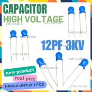 12pf 3KV 12 pf 3000V 12PF high voltage ceramic capacitor