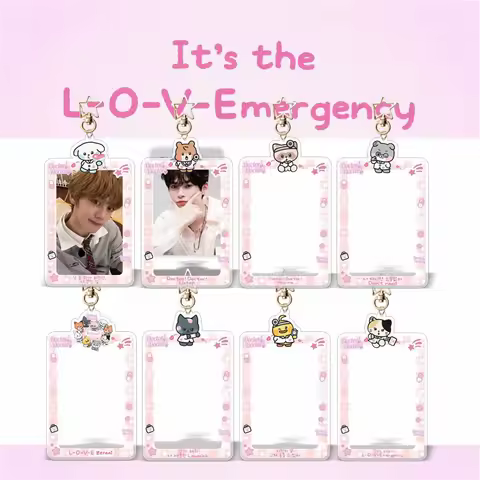 Kpop Photocard Holder ZB1 Insert Card Photo Frame Keychain Photocard Storage Pendant Zerobaseone Zha