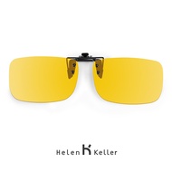 Helen Keller Sunglasses Clip Polarized Genuine Myopia Sunglasses Clip Square Hanging Piece Reflectiv