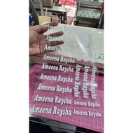 IRON STICKER / STICKER BAJU