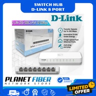 DLINK DES-1008C Desktop Hub Switch 8-Port 10/100 Mbps D-link