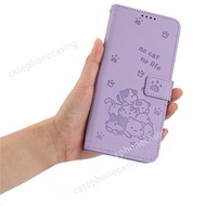 Ốp lưng kiêm ví cho Vivo y19s Pro y19spro vivoy19s vivoy19spro 2025 vỏ điện thoại sang trọng mèo lật