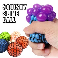 Surprise Egg Toy Capsule - Anti-Stress Squishy Mesh Ball slime (Grape Lookalike Ball For Stress Relief)