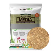 Naturalgro Cocopeat Planting Media Fertiliser Soil House Home Potted Plant 3L