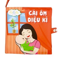 Lalala baby multi-interactive cloth book Magical hug, size 18x18cm, 12 pages