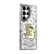 三麗鷗 Samsung S25/S24 防震雙料隱形立架磁吸手機殼-鬆餅布丁狗