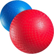 Set Bola Sepak Merah & Biru - (8.5 Inci) dengan Pam untuk Kanak-Kanak & Dewasa - Mainan Sukan Gim Da