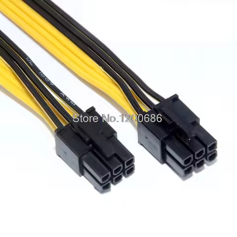 50CM 6PIN 18AWG Female Female Cable Molex4.2 5557 2x3pin 6 pin Molex 4.2 2*3pin 6p wire harness