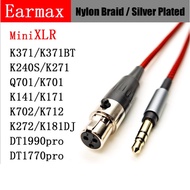 Earmax Mini XLR Cable For AKG K371 K271 K712 K702 K240 K171 Q701