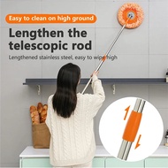 Extendable Microfiber Sunflower Mop for Cleaning Ceiling Fans Long Floor Wall Sweeper Sawang Habuk