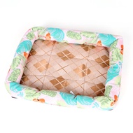 A-6💘dogstoryPet kennel Cat Nest Ice Pad Ice Silk Teddy Summer Dog Mat Nest Dog Bed Cat Summer Mat 3TUD