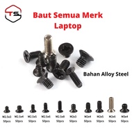 baut sekrup screw laptop notebook netbook semua merk - m2x3