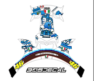 Sticker Decal Helm KYT K2R Part 1| Decal sticker | Decal helm K2RIDER