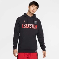 [GENUINE] JORDAN PSG PULLOVER HOODIE - BLACK / RED