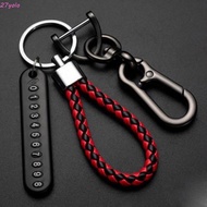 YOLO Phone Number Plate Car Accessories Phone Number Card Lock Key Ring Keyring