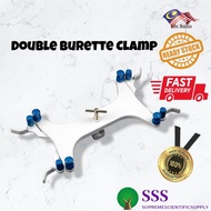 Double Burette Clamp | Pengapit Buret (Plastic/Alloy)