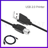 USB 2.0 Printer 2.0 Type A Male to B Scanner Cable Cord High Speed