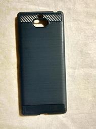 碳纖維拉絲手機殼 Sony Xperia XA3 ultra 保護套 保護殼 藏青色