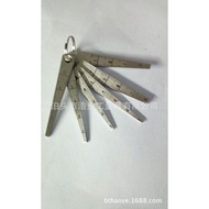 Railway Aperture Gauge Six-Piece Set Gap Gauge Car Feeler Gauge Wedge Tapered Gauge Inner Diameter G