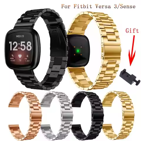 For Fitbit Versa 3/Sense Diamond Strap For Fitbit Versa3 Classic Men's Watch Women's Bracelet Replac