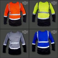 KAOS KOMBINASI  SAFETY PROYEK SCOTLIGHT LENGAN PANJANG