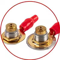 【F】 15MM 22MM Stainless Steel 510 Adapter Connector DIY Spring Loaded 510 Connector With Floating Pi