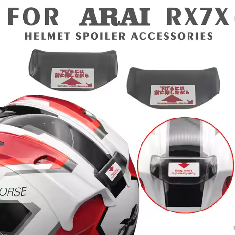 For ARAI RX7X RX-7X RR5 RX7V RX7 GP VZ-Ram Motorcycle Rear Trim Helmet Spoiler Helmet Spoiler Access
