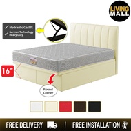 Snails Leather Storage Bed Frame SBD 16"