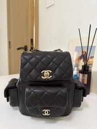 Chanel small duma backpack黑色背包