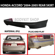 HONDA ACCORD '2004-'2005 REAR SKIRT MDL (PU)