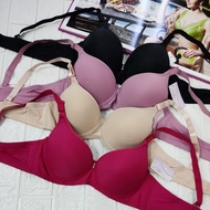 🇲🇾Ready stock plain cotton Ladies Bra B cup wire up to size 36B-42B 054