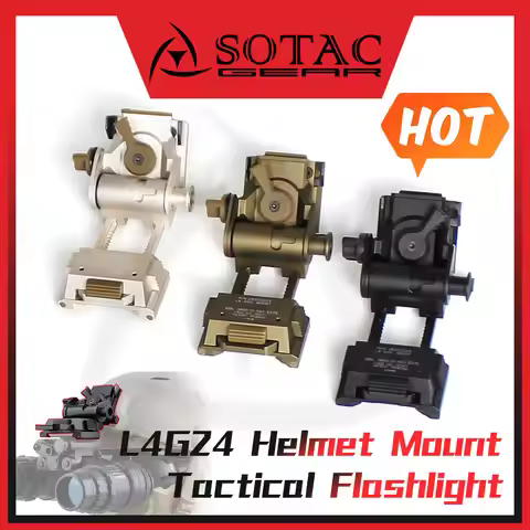 SOTAC L4 G24 L4G24 NVG Mount Bracket Holder for PVS15 PVS18 Night Vision Goggle Helmet Mount Base Ad