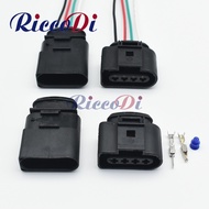 1 Set 4 Pins Male Plug Female Socket 4B0973724 638245-1 1J0973724 1J0973824 Automobile Ignition Coil