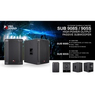 (SEBIJI/ PER UNIT) PS Pro Sound SUB 908S 18" Subwoofer 1200W Passive Subwoofer Plywood Water Proof
