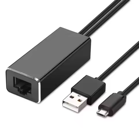 100M Micro USB to Ethernet Adapter RJ45 For fire stick 4K Chromecast Google Home Mini Network Adapte